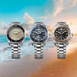 Buy Shop Seiko Prospex Polygonal Divers Automatic Pearl White Dial Silver Steel Strap Watch for Men - SPB481J1 USA Online