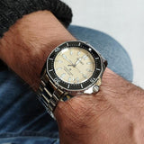Buy Shop Seiko Prospex Polygonal Divers Automatic Pearl White Dial Silver Steel Strap Watch for Men - SPB481J1 USA Online