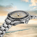 Buy Shop Seiko Prospex Polygonal Divers Automatic Pearl White Dial Silver Steel Strap Watch for Men - SPB481J1 USA Online