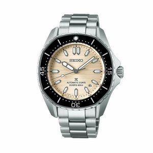 Buy Shop Seiko Prospex Polygonal Divers Automatic Pearl White Dial Silver Steel Strap Watch for Men - SPB481J1 USA Online