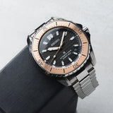 Buy Shop Seiko Prospex Polygonal Sea Diver Automatic Black Dial Silver Steel Strap Watch for Men - SPB485J1 USA Online