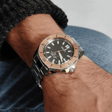 Buy Shop Seiko Prospex Polygonal Sea Diver Automatic Black Dial Silver Steel Strap Watch for Men - SPB485J1 USA Online
