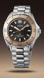 Buy Shop Seiko Prospex Polygonal Sea Diver Automatic Black Dial Silver Steel Strap Watch for Men - SPB485J1 USA Online