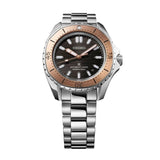 Buy Shop Seiko Prospex Polygonal Sea Diver Automatic Black Dial Silver Steel Strap Watch for Men - SPB485J1 USA Online