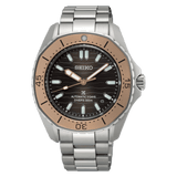 Buy Shop Seiko Prospex Polygonal Sea Diver Automatic Black Dial Silver Steel Strap Watch for Men - SPB485J1 USA Online