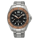 Buy Shop Seiko Prospex Polygonal Sea Diver Automatic Black Dial Silver Steel Strap Watch for Men - SPB485J1 USA Online