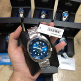 Buy Shop Seiko Prospex Save The Ocean Diver's Automatic Blue Dial Silver Steel Strap Watch for Men - SRPD21J1 USA Online