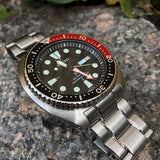 Buy Shop Seiko Prospex Sea Turtle Automatic Black Dial Silver Steel Strap Watch for Men - SRP789K1 USA Online
