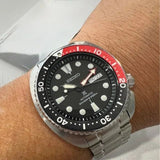 Buy Shop Seiko Prospex Sea Turtle Automatic Black Dial Silver Steel Strap Watch for Men - SRP789K1 USA Online