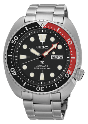 Buy Shop Seiko Prospex Sea Turtle Automatic Black Dial Silver Steel Strap Watch for Men - SRP789K1 USA Online
