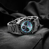 Buy Shop Seiko Prospex Speedtimer 41.4 Solar Chronograph Blue Dial Silver Steel Strap Watch for Men - SSC935 USA Online