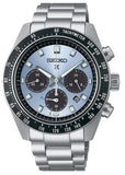 Buy Shop Seiko Prospex Speedtimer 41.4 Solar Chronograph Blue Dial Silver Steel Strap Watch for Men - SSC935 USA Online