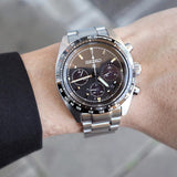 Buy Shop Seiko Prospex Speedtimer Solar Chronograph Black Dial Silver Steel Strap Watch for Men - SSC819 USA Online
