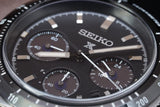 Buy Shop Seiko Prospex Speedtimer Solar Chronograph Black Dial Silver Steel Strap Watch for Men - SSC819 USA Online