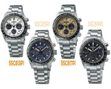 Buy Shop Seiko Prospex Speedtimer Solar Chronograph Black Dial Silver Steel Strap Watch for Men - SSC819 USA Online