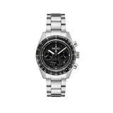 Buy Shop Seiko Prospex Speedtimer Solar Chronograph Black Dial Silver Steel Strap Watch for Men - SSC819 USA Online