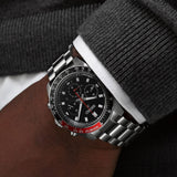Buy Shop Seiko Prospex Speedtimer Solar Chronograph Black Dial Silver Steel Strap Watch for Men - SSC915 USA Online