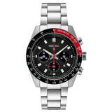 Buy Shop Seiko Prospex Speedtimer Solar Chronograph Black Dial Silver Steel Strap Watch for Men - SSC915 USA Online