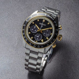 Buy Shop Seiko Prospex Speedtimer Solar Chronograph Black Dial Silver Steel Strap Watch for Men - SSC941 USA Online