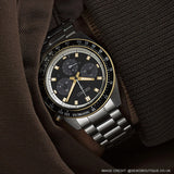Buy Shop Seiko Prospex Speedtimer Solar Chronograph Black Dial Silver Steel Strap Watch for Men - SSC941 USA Online