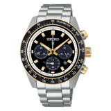Buy Shop Seiko Prospex Speedtimer Solar Chronograph Black Dial Silver Steel Strap Watch for Men - SSC941 USA Online