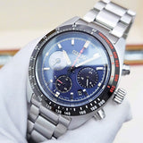 Buy Shop Seiko Prospex Speedtimer Solar Chronograph Blue Dial Silver Steel Strap Watch for Men - SSC815 USA Online