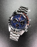 Buy Shop Seiko Prospex Speedtimer Solar Chronograph Blue Dial Silver Steel Strap Watch for Men - SSC815 USA Online
