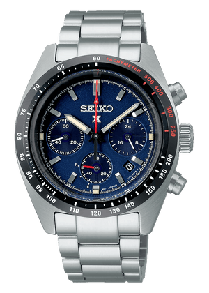 Buy Shop Seiko Prospex Speedtimer Solar Chronograph Blue Dial Silver Steel Strap Watch for Men - SSC815 USA Online
