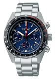 Buy Shop Seiko Prospex Speedtimer Solar Chronograph Blue Dial Silver Steel Strap Watch for Men - SSC815 USA Online