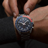 Buy Shop Seiko Prospex Speedtimer Solar Chronograph Blue Dial Silver Steel Strap Watch for Men - SSC913 USA Online