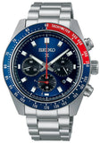 Buy Shop Seiko Prospex Speedtimer Solar Chronograph Blue Dial Silver Steel Strap Watch for Men - SSC913 USA Online
