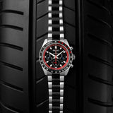 Buy Shop Seiko Prospex Speedtimer Solar Chronograph Datsun 240Z Collaboration Limited Edition Black Dial Two Tone Steel Strap Watch for Men - SSC957 USA Online