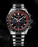Buy Shop Seiko Prospex Speedtimer Solar Chronograph Datsun 240Z Collaboration Limited Edition Black Dial Two Tone Steel Strap Watch for Men - SSC957 USA Online