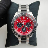 Buy Shop Seiko Prospex Speedtimer Solar Chronograph Datsun 240Z Collaboration Limited Edition Red Dial Two Tone Steel Strap Watch for Men - SBDL123 USA Online