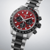 Buy Shop Seiko Prospex Speedtimer Solar Chronograph Datsun 240Z Collaboration Limited Edition Red Dial Two Tone Steel Strap Watch for Men - SBDL123 USA Online