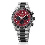 Buy Shop Seiko Prospex Speedtimer Solar Chronograph Datsun 240Z Collaboration Limited Edition Red Dial Two Tone Steel Strap Watch for Men - SBDL123 USA Online