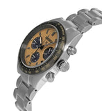 Buy Shop Seiko Prospex Speedtimer Solar Chronograph Gold Dial Silver Steel Strap Watch for Men - SSC817 USA Online
