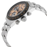 Buy Shop Seiko Prospex Speedtimer Solar Chronograph Gold Dial Silver Steel Strap Watch for Men - SSC817 USA Online