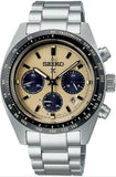 Buy Shop Seiko Prospex Speedtimer Solar Chronograph Gold Dial Silver Steel Strap Watch for Men - SSC817 USA Online