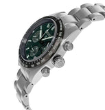Buy Shop Seiko Prospex Speedtimer Solar Chronograph Green Dial Silver Steel Strap Watch for Men - SSC933 USA Online