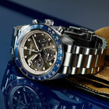 Buy Shop Seiko Prospex Speedtimer Solar Chronograph Grey Dial Silver Steel Strap Watch for Men - SSC939 USA Online