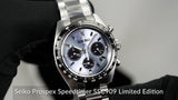 Buy Shop Seiko Prospex Speedtimer Solar Chronograph Limited Edition Blue Dial Two Tone Steel Strap Watch for Men - SSC909 USA Online