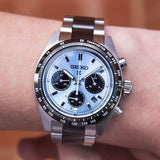 Buy Shop Seiko Prospex Speedtimer Solar Chronograph Limited Edition Blue Dial Two Tone Steel Strap Watch for Men - SSC909 USA Online