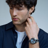 Buy Shop Seiko Prospex Speedtimer Solar Chronograph Limited Edition Blue Dial Two Tone Steel Strap Watch for Men - SSC909 USA Online