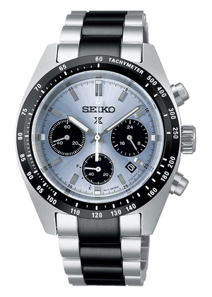 Buy Shop Seiko Prospex Speedtimer Solar Chronograph Limited Edition Blue Dial Two Tone Steel Strap Watch for Men - SSC909 USA Online
