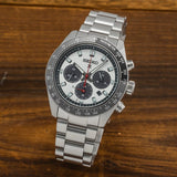 Buy Shop Seiko Prospex Speedtimer Solar Chronograph Silver Dial Silver Steel Strap Watch for Men - SSC911 USA Online