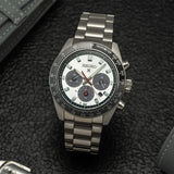 Buy Shop Seiko Prospex Speedtimer Solar Chronograph Silver Dial Silver Steel Strap Watch for Men - SSC911 USA Online