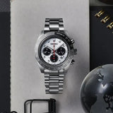 Buy Shop Seiko Prospex Speedtimer Solar Chronograph Silver Dial Silver Steel Strap Watch for Men - SSC911 USA Online