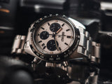 Buy Shop Seiko Prospex Speedtimer Solar Chronograph White Dial Silver Steel Strap Watch for Men - SSC813 USA Online