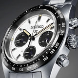Buy Shop Seiko Prospex Speedtimer Solar Chronograph White Dial Silver Steel Strap Watch for Men - SSC813 USA Online